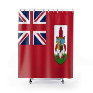 Bermuda Flag Stylish Design 71" x 74" Elegant Waterproof Shower Curtain for a Sp